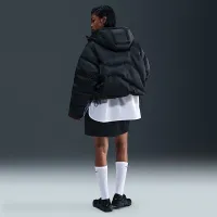 Nike Sportswear Swoosh Series жіноча Therma-FIT оверсайз Down Puffer Куртка колір чорний
