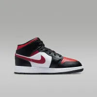 Nike Jordan 1 Mid Big Kids' обовь Black