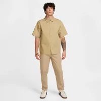 Nike Club чоловічі Short-Sleeve Button-Down Shirt колір коричневий