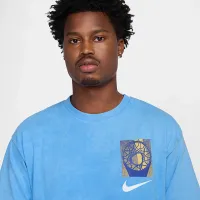 Nike мужские Max90 баскетбольные футболка синий