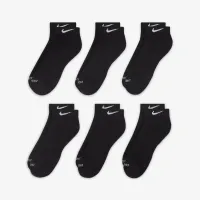 Nike Everyday Plus Cushioned тренувальні Low шкарпетки (6 пар) колір чорний