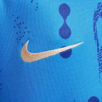 Chelsea FC Academy Pro Big детские Nike Dri-FIT Soccer Short-Sleeve Pre-Match Top синий