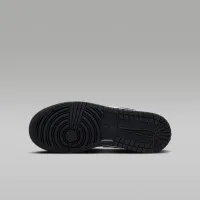 Nike Air Jordan 1 Low Big детские Кроссовки цвет черный