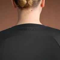 NikeSKIMS Airy жіноча Long-Sleeve Crew-Neck Top колір чорний