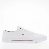 Кроссовки Tommy Hilfiger Core Corporate Vulc Canvas FM0FM04560-YBS - Белые