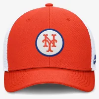 New York Mets Cooperstown Rise чоловічі Nike Dri-FIT MLB Trucker Adjustable Hat Orange