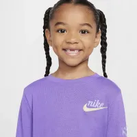 Nike New Impressions Little дитячі футболка колір фіолетовий