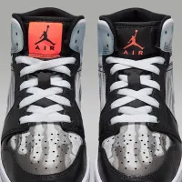 Nike Air Jordan 1 Mid Sneaker School Big детские Кроссовки цвет черный