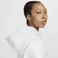 USA Phoenix Fleece женская Nike Pullover Толстовка с капюшоном цвет белый