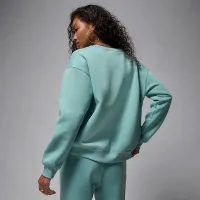Nike Jordan Brooklyn Fleece жіноча Crew-Neck світшот колір зелений