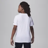 Nike Air Jordan Cutout Tee Big Kids T-Shirt White