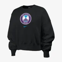 Orlando Pride Phoenix Fleece женская Nike NWSL Crew-Neck свитшот цвет черный