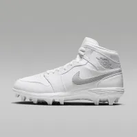 Nike Jordan 1 Mid TD мужские Football Cleat цвет белый