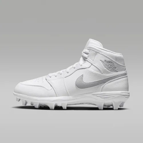 Nike Jordan 1 Mid TD мужские Football Cleat цвет белый