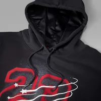 Nike Jordan Flight Fleece женская Cropped Satin-Lined Толстовка с капюшоном цвет черный