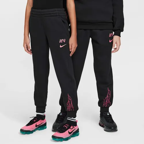 Nike Kylian Mbappé Club Fleece Big детские Soccer Joggers цвет черный