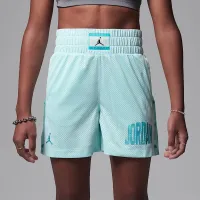 Nike Jordan Dri-FIT тренувальні Camp Big дитячі Jumpman Mesh шорти блакитний
