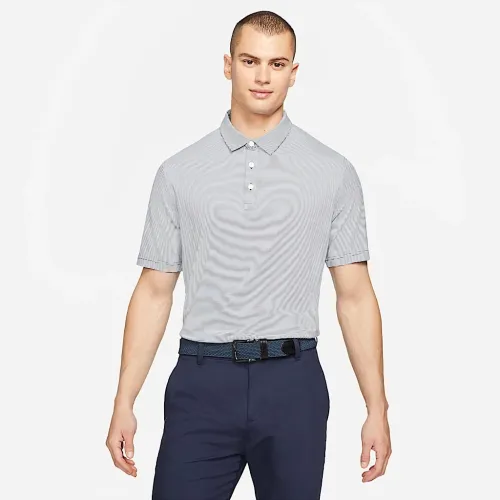 Nike Dri-FIT Player чоловічі Striped для гольфу Polo блакитний