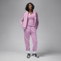 Nike Jordan женская Long-Sleeve Knit Top цвет фиолетовый