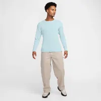 Nike Life мужские Heavyweight Waffle Long-Sleeve Top синий