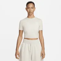 Nike Sportswear Essential жіноча Slim Cropped футболка колір коричневий