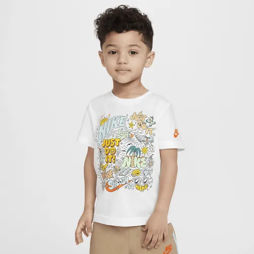 Nike Toddler Doodlevision T-Shirt White