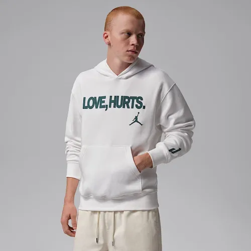 Nike Jalen Hurts чоловічі Fleece Толстовка з капюшоном колір білий