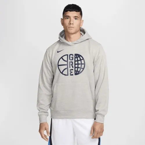 Greece Practice чоловічі Nike баскетбольні Толстовка з капюшоном колір сірий