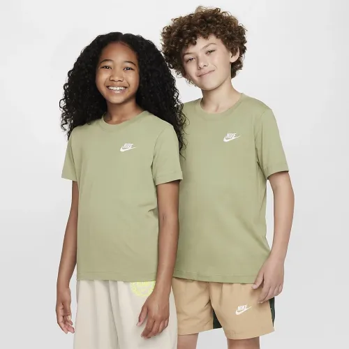Nike Sportswear Big детские футболка цвет зеленый
