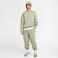 Nike Solo Swoosh мужские Fleece Crew цвет зеленый