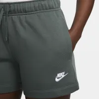 Nike Sportswear Club Fleece женская Mid-Rise шорты цвет зеленый