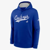 Dallas Cowboys Rewind Tailsweep Club чоловічі Nike NFL Pullover Толстовка з капюшоном блакитний