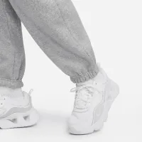 Nike Sportswear Phoenix Fleece женская С высокой Талией оверсайз Sweatpants (большие размеры) цвет серый