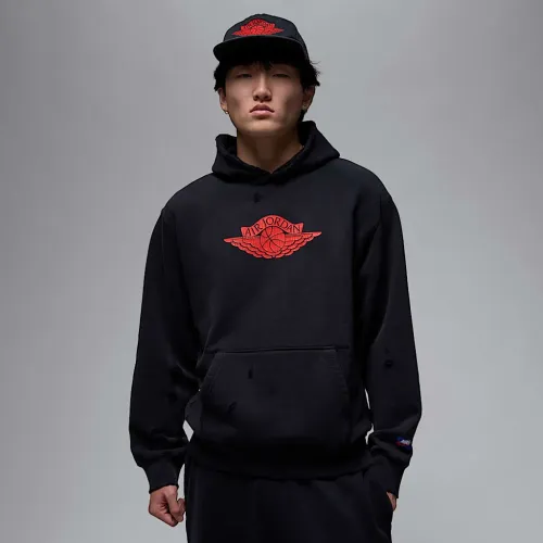 Nike Jordan Rare Air чоловічі Fleece Pullover Толстовка з капюшоном колір чорний