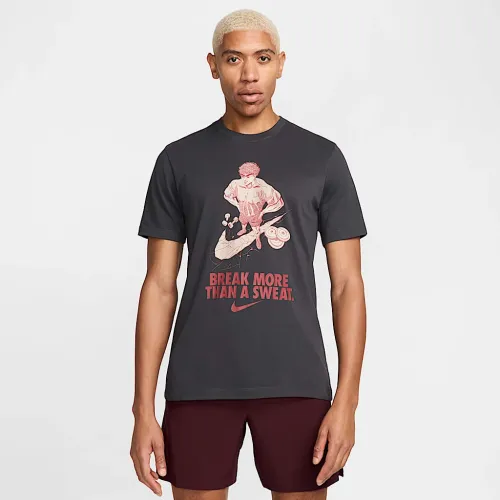 Nike чоловічі Dri-FIT Fitness футболка колір сірий