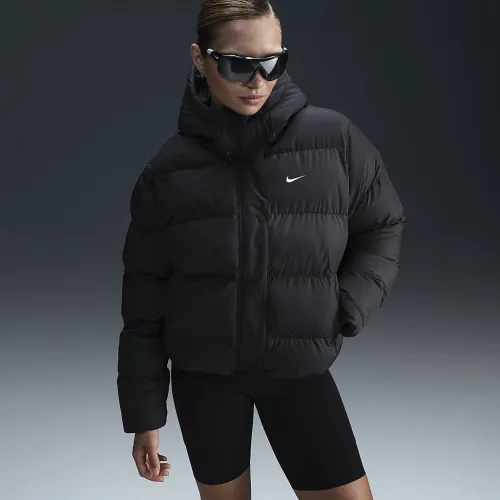 Nike Sportswear Metro Puffer женская Therma-FIT Loose Hooded Куртка цвет черный