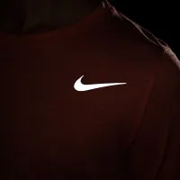 Nike Dri-FIT Miler Big детские (для мальчиков) тренировочные Top Orange