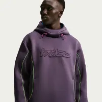 Nike Project F.R.O.G. мужские Bubble Mesh Pullover Толстовка с капюшоном цвет фиолетовый