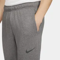 Nike Dry мужские Dri-FIT Taper Fitness Fleece Pants цвет серый
