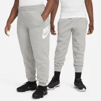 Nike Club Fleece Big дитячі Joggers (Extended Size) колір сірий