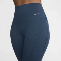 Nike Universa женская Medium-Support С высокой Талией 7/8 лосины с карманамисиний