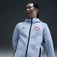 USOPC Tech Fleece Windrunner чоловічі Nike Full-Zip Толстовка з капюшоном блакитний