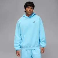 Nike Jordan Brooklyn Fleece чоловічі оверсайз Pullover Толстовка з капюшоном блакитний
