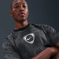 Nike Academy+ чоловічі Dri-FIT Short-Sleeve Soccer Top колір чорний