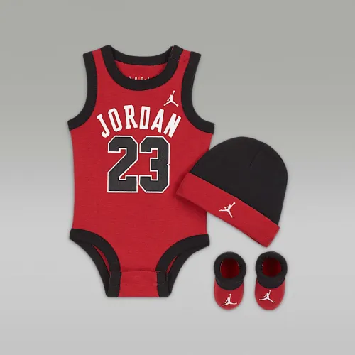 Nike Jordan Baby (0-9M) Jumpman Jersey 5-Piece Jersey Bodysuit Boxed набор цвет красный