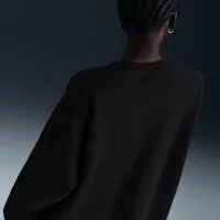 Nike Sportswear женская оверсайз Crew-Neck French Terry свитшот цвет черный