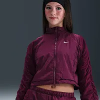 Nike Sportswear Girls' Woven Куртка цвет красный