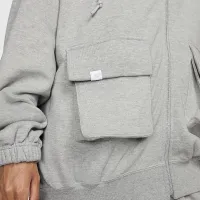 Nike Sportswear жіноча оверсайз Full-Zip French Terry Толстовка з капюшоном колір сірий