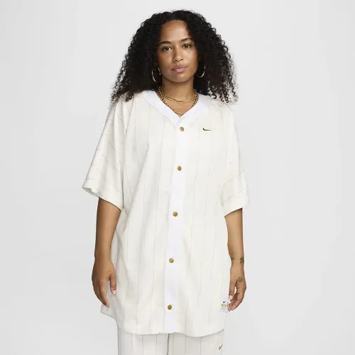 Nike Serena Williams Design Crew жіноча Short-Sleeve Baseball Top колір білий