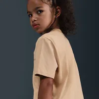 Nike Sportswear Little детские футболка цвет коричневый